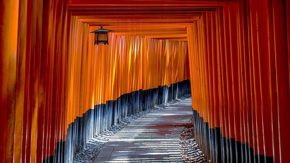 Tempio giapponese Fushimi Inari